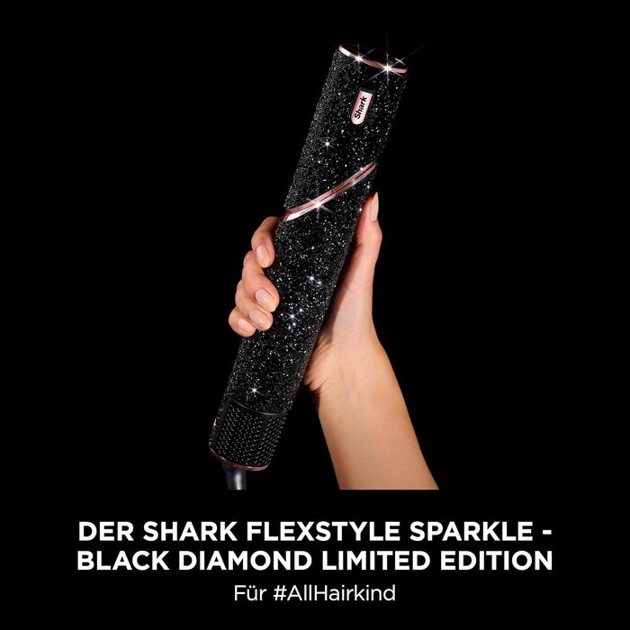 Фен Shark FlexStyle Multi 5-в-1 з насадками для укладання, чорний (Black Diamond)