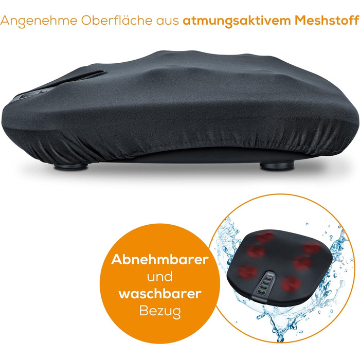 Масажер Beurer FM 70 Shiatsu для ніг та спини з підігрівом, автоматичне вимкнення