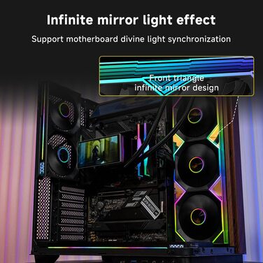 ProFlow AIO 240BK: Система водяного охолодження з LCD-дисплеєм для AM4/AM5/LGA1851/1700