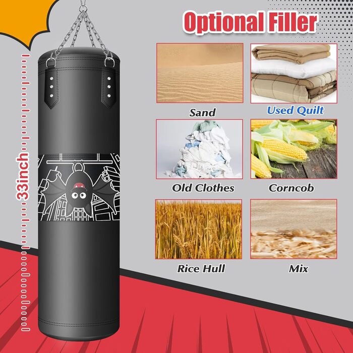 Надувний боксерський мішок для дорослих 180 см, стоячий, самостійний, для ММА, муай-тай, фітнесу