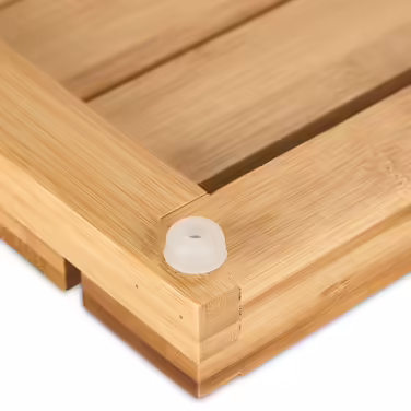 Relaxdays Bamboo Bath Mat