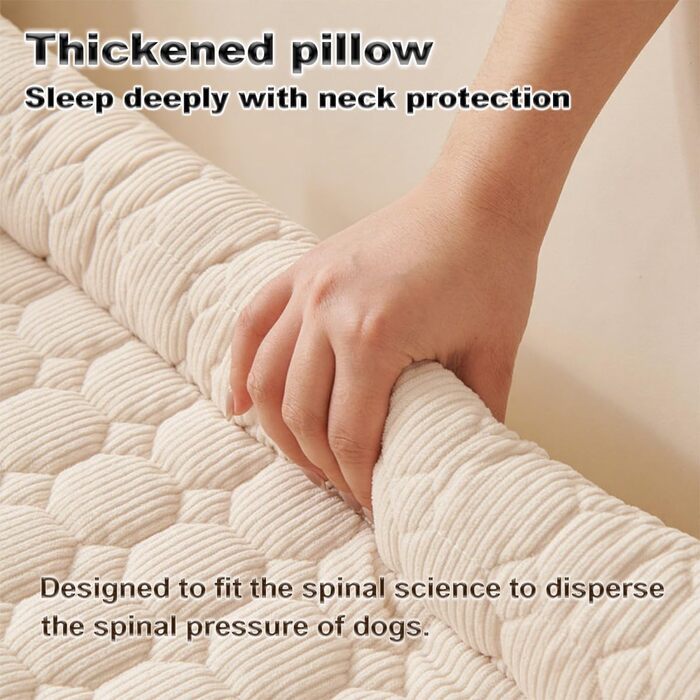 М'яке ліжко-лежанка для собак, софа з бортиком, захист дивану, 75x75 см, темно-сірий