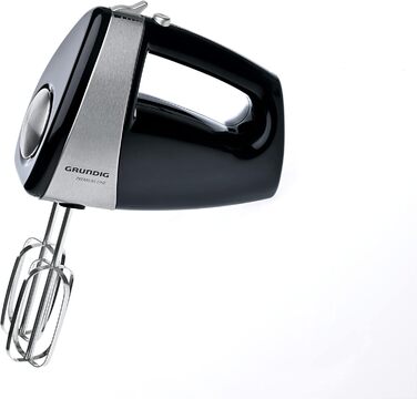 Ручний міксер Grundig HM 5040 Premium, 300 Вт, чорно-срібний, одинарний