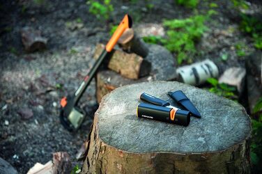 Точилка для ножів Fiskars Xsharp: керамічний точильний елемент, корпус з скловолокна, чорний/помаранчевий