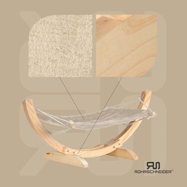 Гамак для кота Cat Relax | Місце для сну кота | Кошаче ліжко | Кошик для сну кота | Гамак для кота (Бежевий)