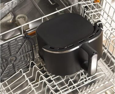 Фритюрниця електрична Braun MultiFry 3 HF 3030, 4.3 л, 1500 Вт, сенсорне управління, 8 програм, чорна
