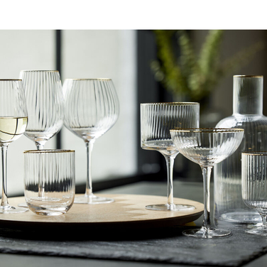 Келихи для білого вина Lyngby Glass Palermo, білі, 300 мл, 4 шт.