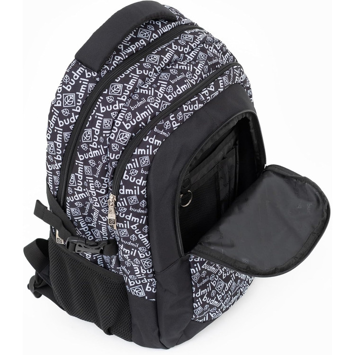 Ергономічний шкільний рюкзак Budmil 32L для хлопчиків та дівчаток, від 5 класу, водонепроникний, з 3 відділеннями та вентильованою спинкою