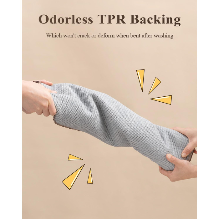 Килимок для дому Black 50x80 см, вологостійкий, антиковзаючий. Підходить для входу, коридору, саду, дому та тварин.