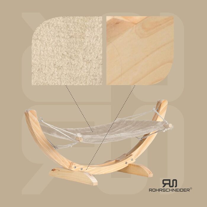 Гамак для кота Cat Relax | Місце для сну кота | Кошаче ліжко | Кошик для сну кота | Гамак для кота (Бежевий)