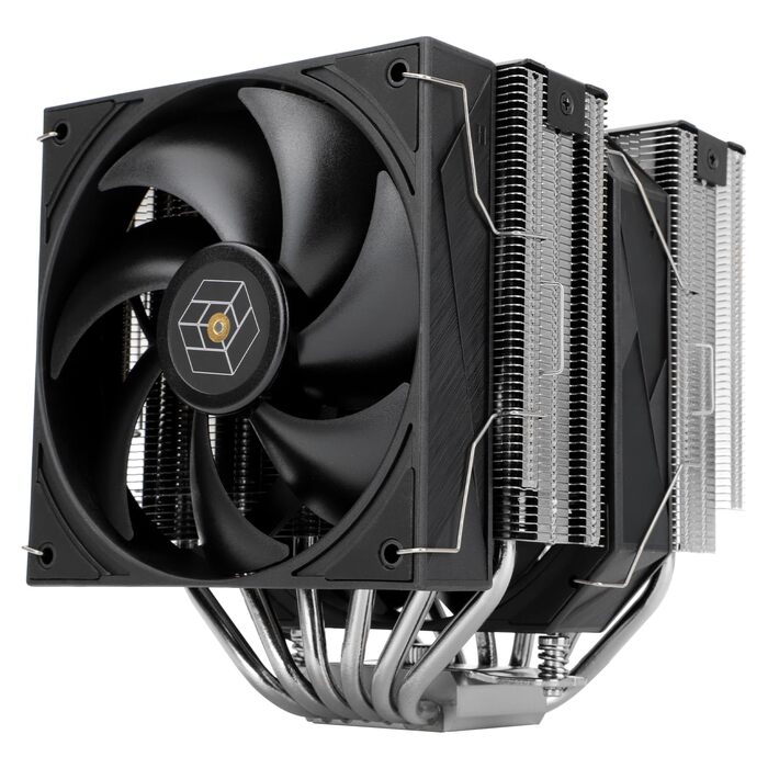 Кулер для процесора Thermalright Royal Pretor 130 Ultra White, двовежевий повітряний охолоджувач, 7 теплових трубок, для AM4/AM5, Intel LGA1851/1700/115x/2011, білий