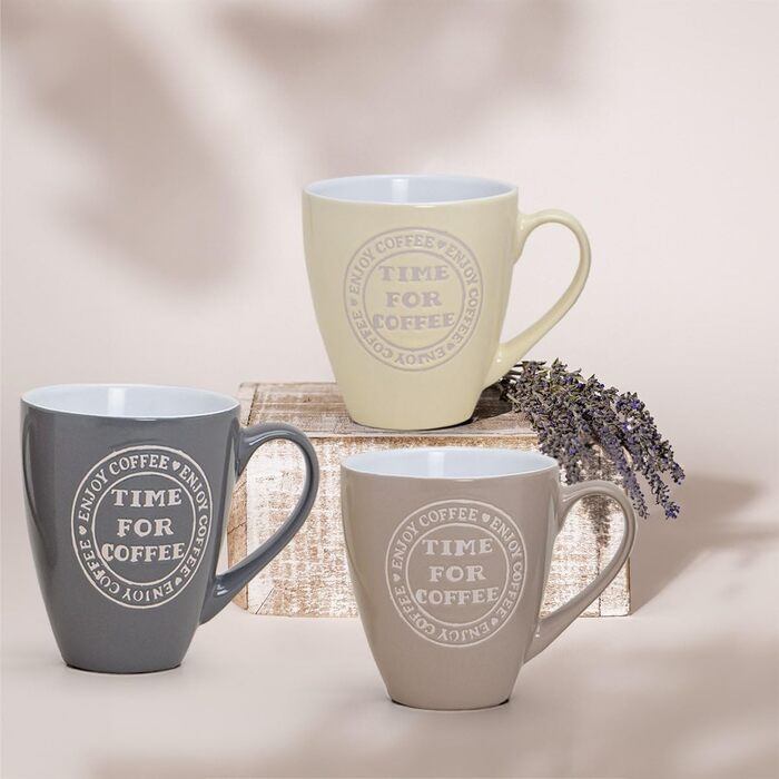 Jumbo Mug Set of 6 with 