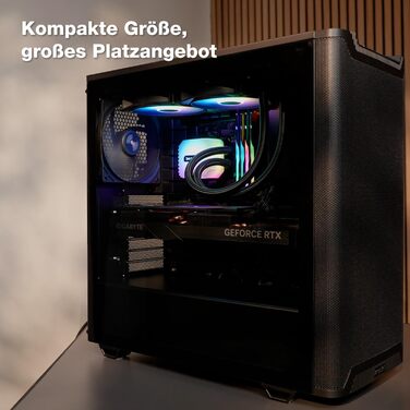 Корпус для ПК be quiet! Pure Base 501 Airflow Black з 2 вентиляторами Pure Wings 3 140mm PWM, USB 3.2 Gen 2 Type C