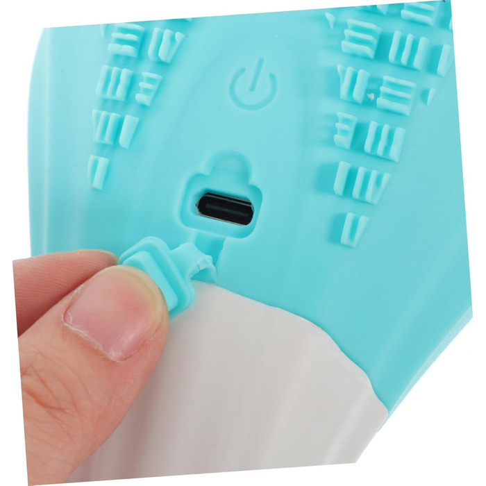 1 Piece Bath Brush Bath Scrubber Back Shower Scrubber Electric Cleaning Brush Shower Brush Back Shower Scrubber Blue