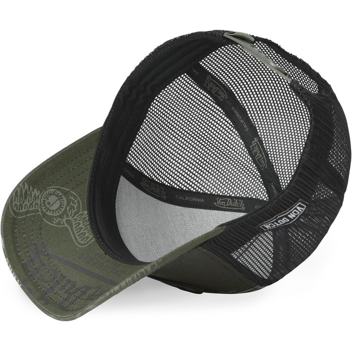 Кепка Von Dutch унісекс, тракер з бейсболкою (Snapback), зелена