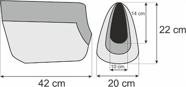 Сумка-переноска для собак та котів, розміри S та L, бежева
