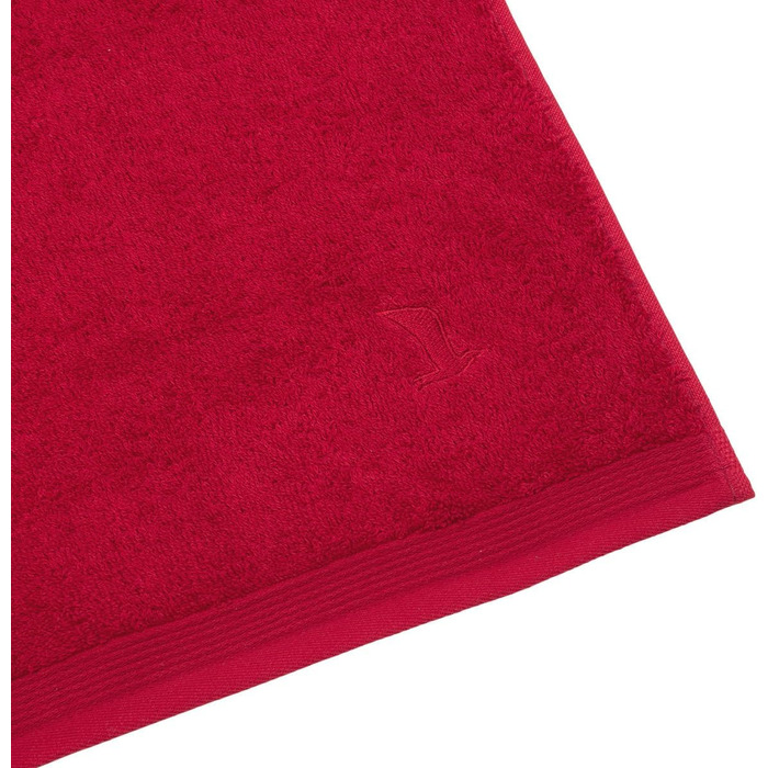 Möve - Superwuschel - 2 X Washcloth - 2 X Guest Towel - 2 X Shower Towel - Cotton (8-Piece Set Ruby)