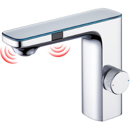 Кран кухонний CREA, 360° поворотний, з високим виливом, інфрачервоний, хром