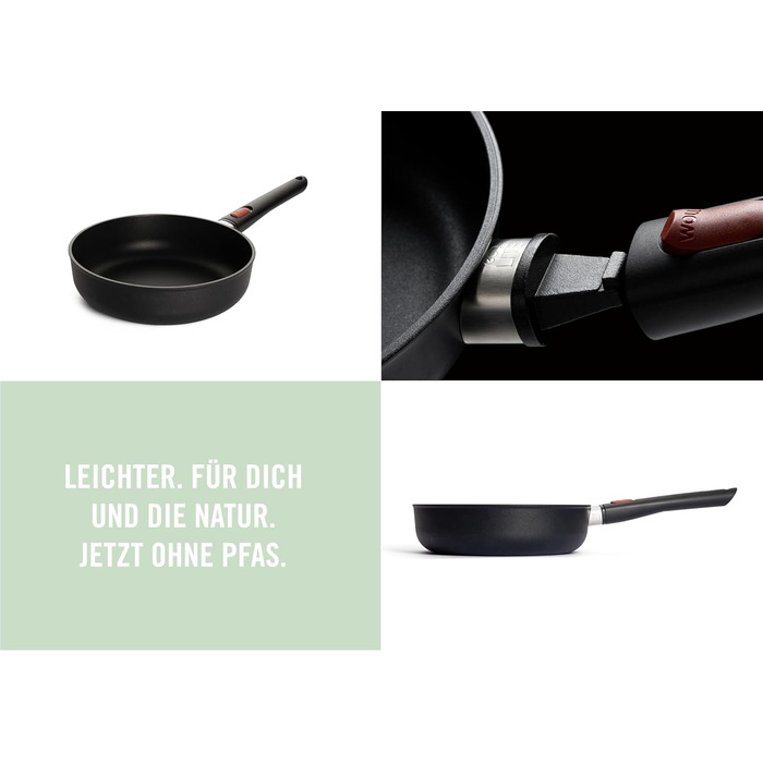 Woll Eco Lite QXR Induction Fry Pan - 28cm, Oven-Safe, PFAS-Free, Recycled Aluminum
