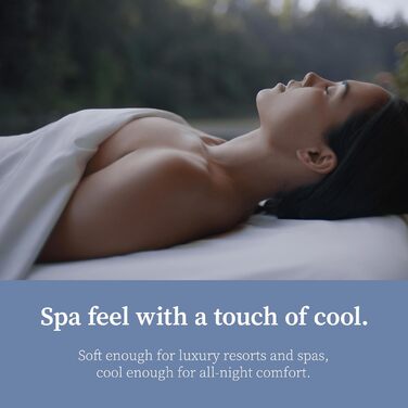 Комплект наволочок Coop Home Goods Comphy CoolSpa, 2 шт, таубенгрей, Queen Size, охолоджуючі, дихаючі, розкішна готельна якість, для спа та дому