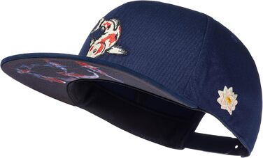 Кепки Snapback Cadency® для чоловіків та жінок, унікальні тематичні кепки, бейсболки з прямим козирком, регульовані, теплі зимові - темно-зелені (Кої, Navy)