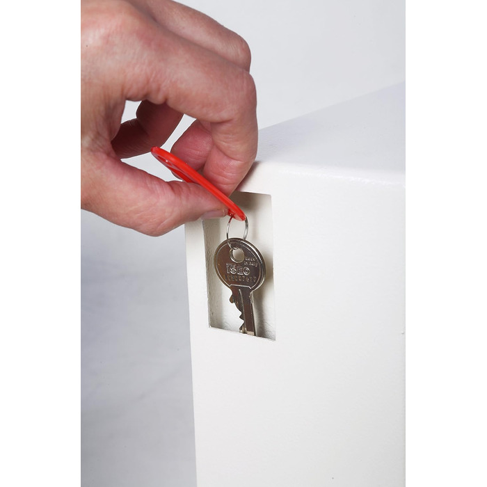 Шкафчик для ключів Phoenix Cygnus KS0032E на 48 ключів, білий, 36x30x10 см