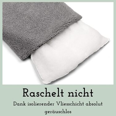 Самогріюча ковдра для собак Fellou 90 x 64 см - миюча, без сторонніх звуків, сірого кольору