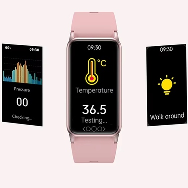 Смарт-годинник Smart-Trend: моніторинг глюкози, температури та ЕКГ, чорний