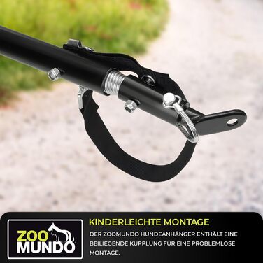 Фahrradanhänger Zoomundo Buddy для собак, тюркіс (транспортування собак)
