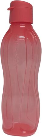 Tupperware To Go Eco 750ml Eco Easy Flip Top Drinking Bottle EcoEasy Suitable for Carbonated Drinks 750 ml (Red)
