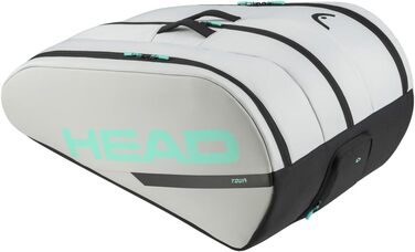 Сумка для ракет HEAD Tour Racquet Bag XL чорний/білий (Ceramic/Teal)