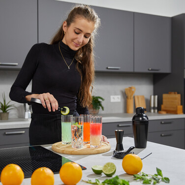 Relaxdays 5-Piece Cocktail Shaker Set