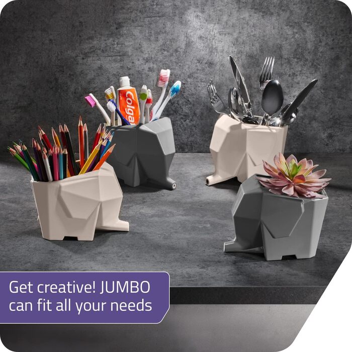 Органайзер для раковини Jumbo у вигляді слона PELEG DESIGN – підставка для стікання води, декор кухні, подарунок
