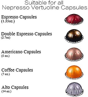 Організатор для капсул Vertuo/Nespresso: тримач для 40 капсул з ручкою (чорний)