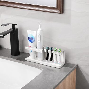 Електричний тримач для зубних щіток з нержавіючої сталі, без свердління, з силіконовою оболонкою, для ванної кімнати, сріблястого кольору