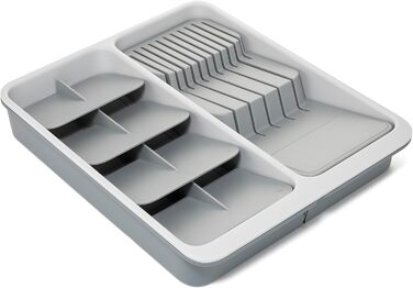 Органайзер для столових приборів Joseph Joseph DrawerStore з ніжницями, розширюваний, з переробленого пластику, компактний