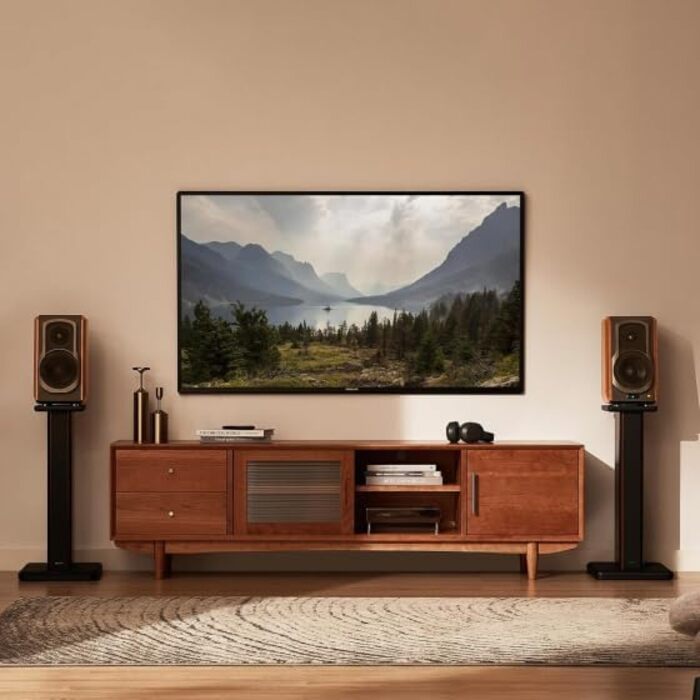 Кронштейн для колонок Edifier SS02, настінний тримач з дерева для коридорів та інтер'єру