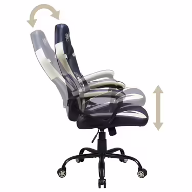 Subsonic Harry Potter Gaming Chair Hogwarts - Office Chair for Junior Gamers - Black and Gold - Officially Licensed