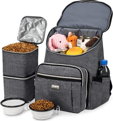 BAGLHER Рюкзак для собак, сірий колір