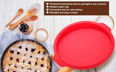 Набір форм для випічки Fensiden Premium Springform – 10.2, 17.8, 22.9, 25.4 см, 10, 7, 9, 10 дюймів