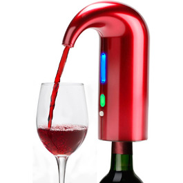 Electric Wine Aerator Dispenser, Electric Smart Decanter with Rechargeable USB Port, Electric Wine Decanter and Wine Dispenser Pourer, Wine Gift for Mother
