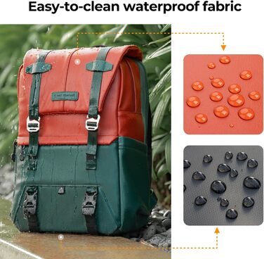 Рюкзак для камери K&F Concept 20L, з відділенням для ноутбука 15.6