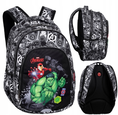 Багатовідсіковий шкільний рюкзак Avengers CoolPack, багатоколірний, 21 л