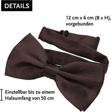 Підтяжки чоловічі DonDon Y-подібні, 3,5 см, еластичні, регульовані, комплект з 2 шт. + метелик 12x6 см, коричневі