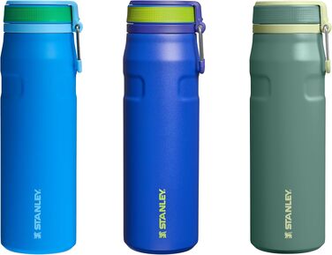 Термопляшка Stanley IceFlow Bottle Twist Flip 0.47L — герметична, зі стійким покриттям, колір Shale