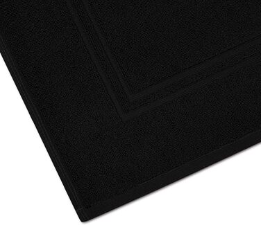 Набір рушників Tens Towels з 100% бавовни, 8 предметів: 2 великі банні рушники, 2 рушники для рук та 4 серветки, гігроскопічні та швидкосохнучі, чорні (50 x 80 см)