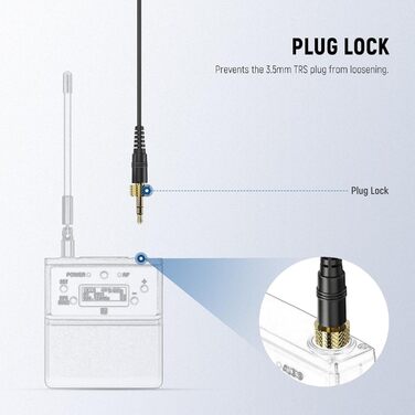 NEEWER Міні мікрофон-лавал'єр з USB для Mac, Windows, PC, Лапстоп, YouTube, Skype, Podcast, Gaming, Vlog, Конференції (2 шт.)