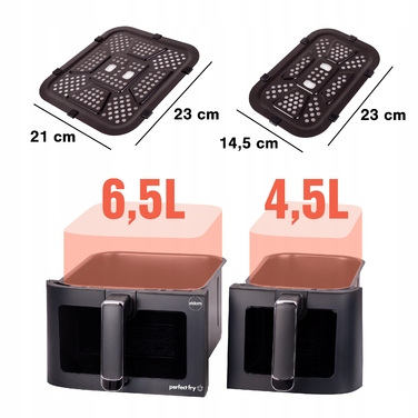 Аерофритюрниця Eldom FR220 Dualo 2700 Вт, 11 л