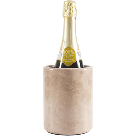 Radicaln Marble Wine Cooler Oceanic 16.5cm - Handcrafted Bar Accessory, Wine & Champagne Chiller - Bottle Holder for Bar Decor (Verona)
