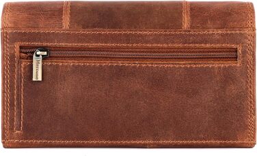 Mercano® Premium Vintage Women's Wallet Leather (Genuine Leather) Large with RFID Protection | Ladies' Purse Leather incl. Gift Box with Card Slots and Coin Pocket